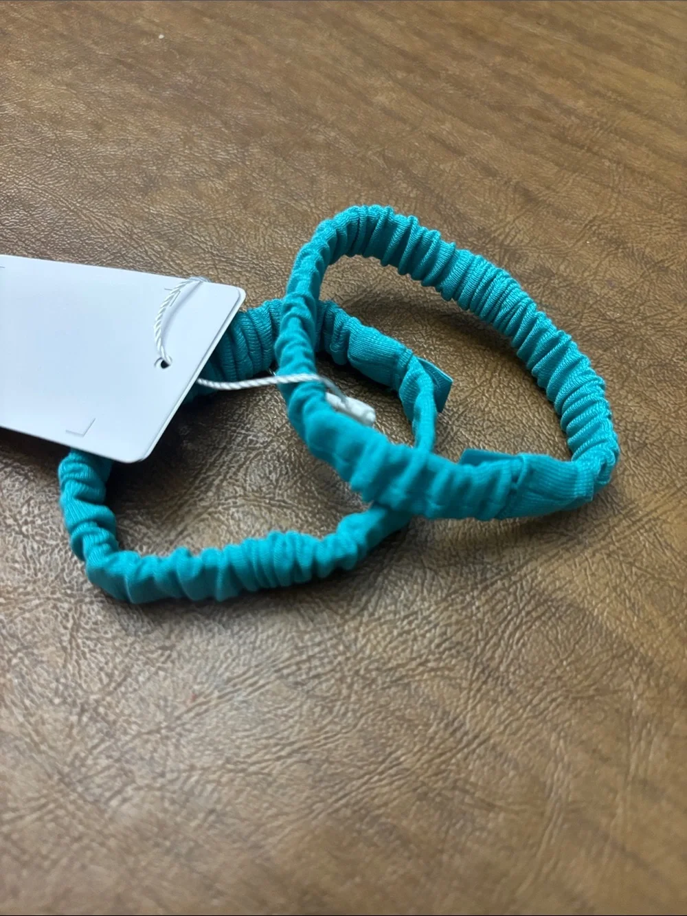 Lululemon Skinny Hair Ties — Teal